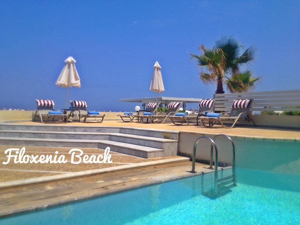 Filoxenia Beach Hotel Ретимно Екстериор снимка